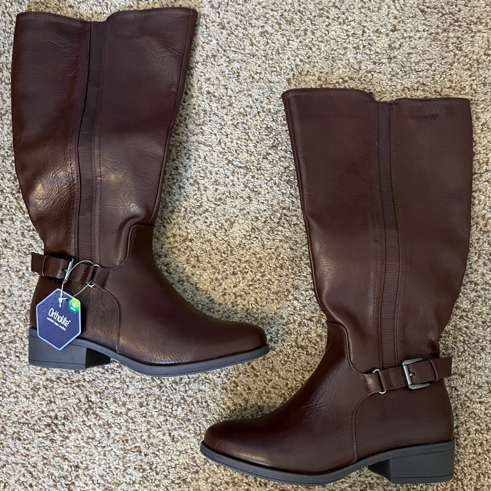Women's Brown Riding Boots